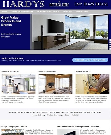 New Milton New Forest electrical store website