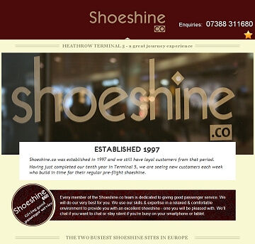 Small compact website with images text and javascript