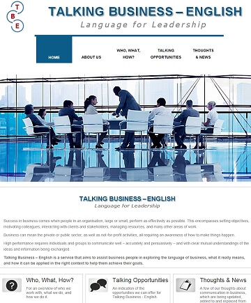 Tuition for English language website